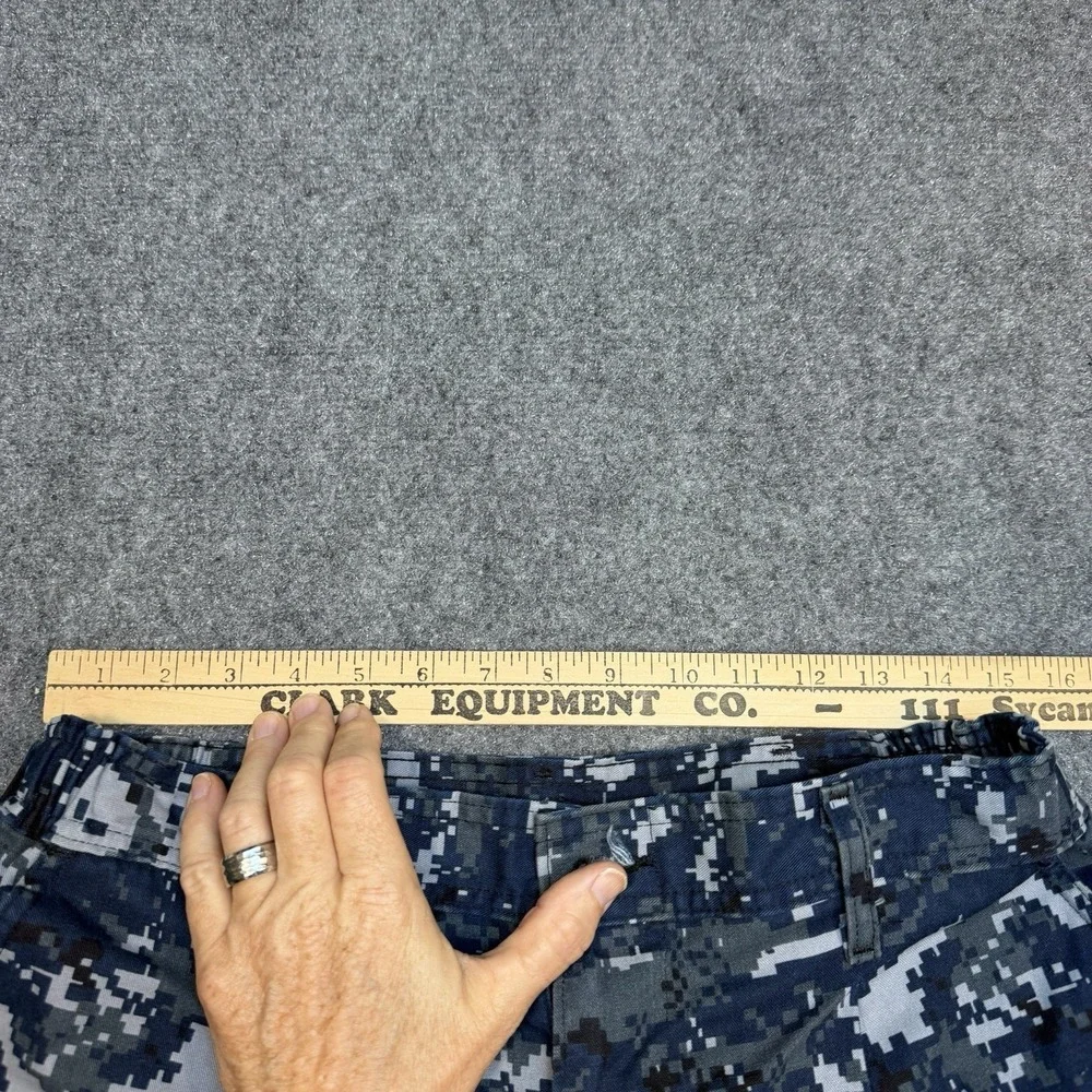 Genuine Issue US Navy Blue Digital Camouflage Naval Pants Medium
